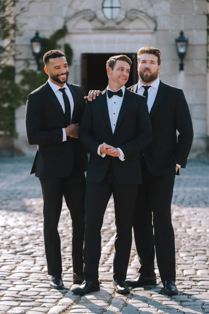 "Belmont" Black Tuxedo  Jacket (Separates) - Image 7