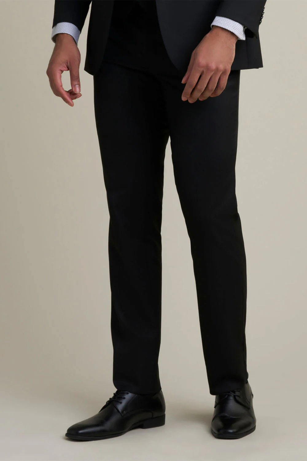 "Mayfair" Brown Luxury Stretch Blend Suit Pants - Image 2