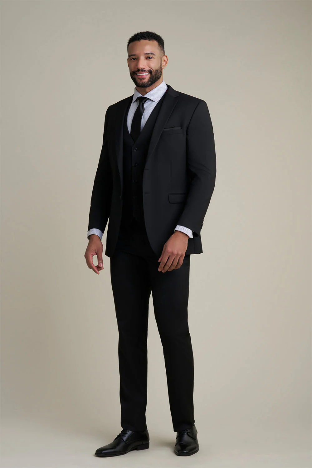 "Savoy" Black Suit Jacket (Separates) - Image 2