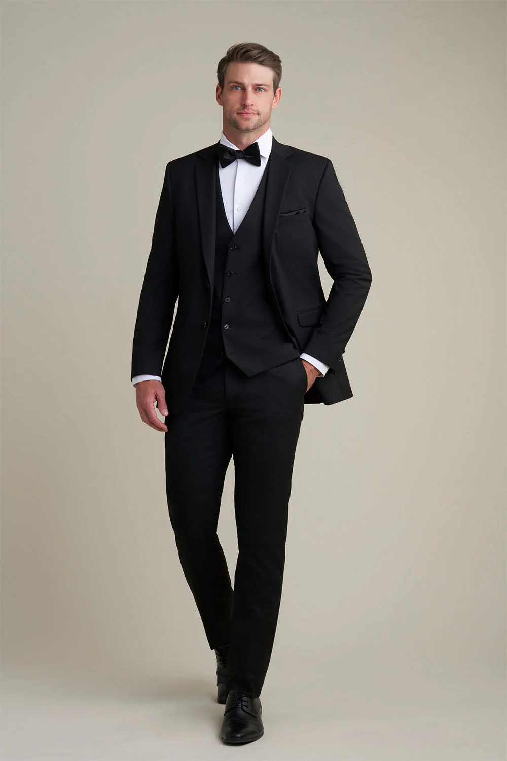 "Savoy" Black Suit Jacket (Separates) - Image 4