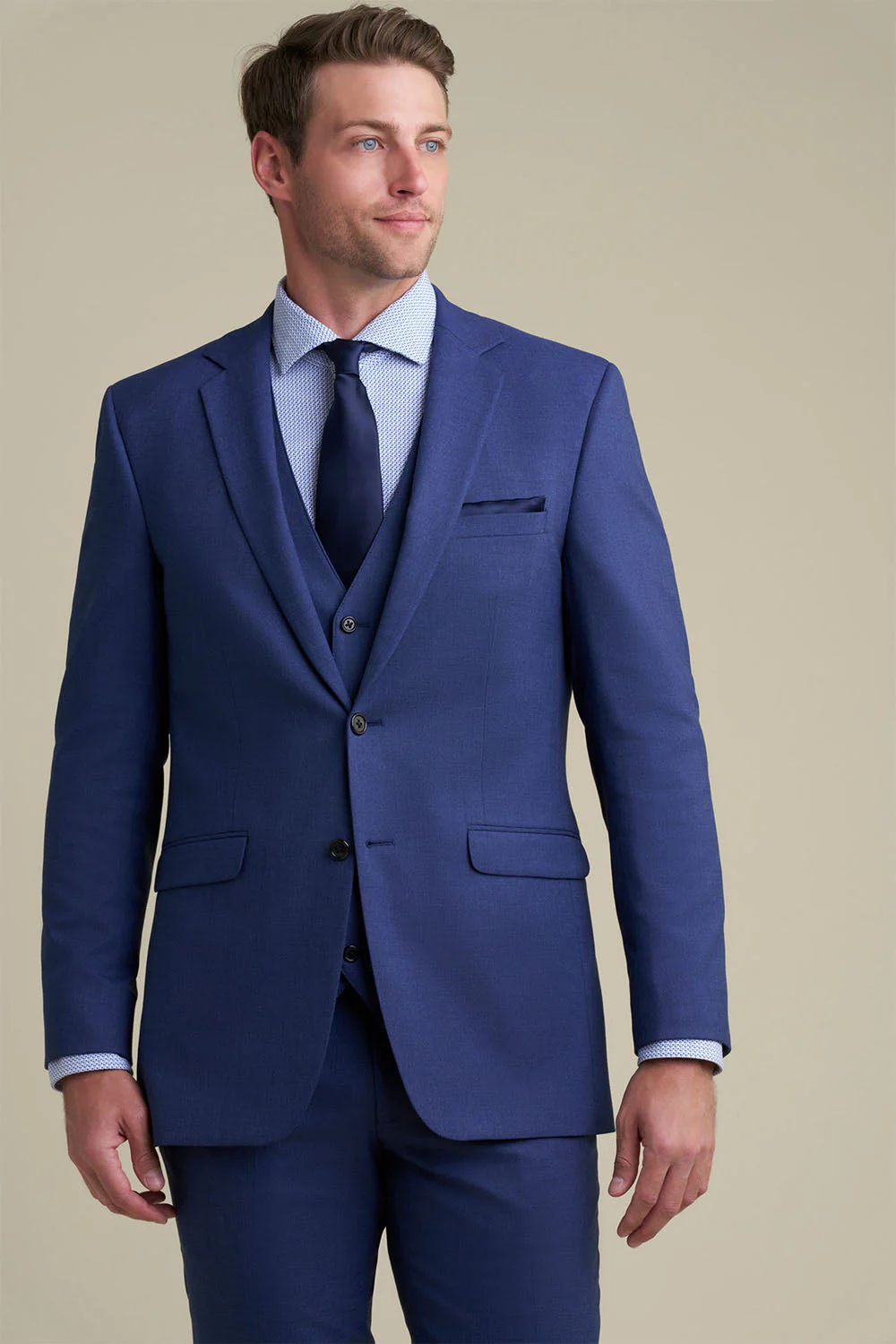 "Savoy" Blue Suit Jacket (Separates) - Image 6