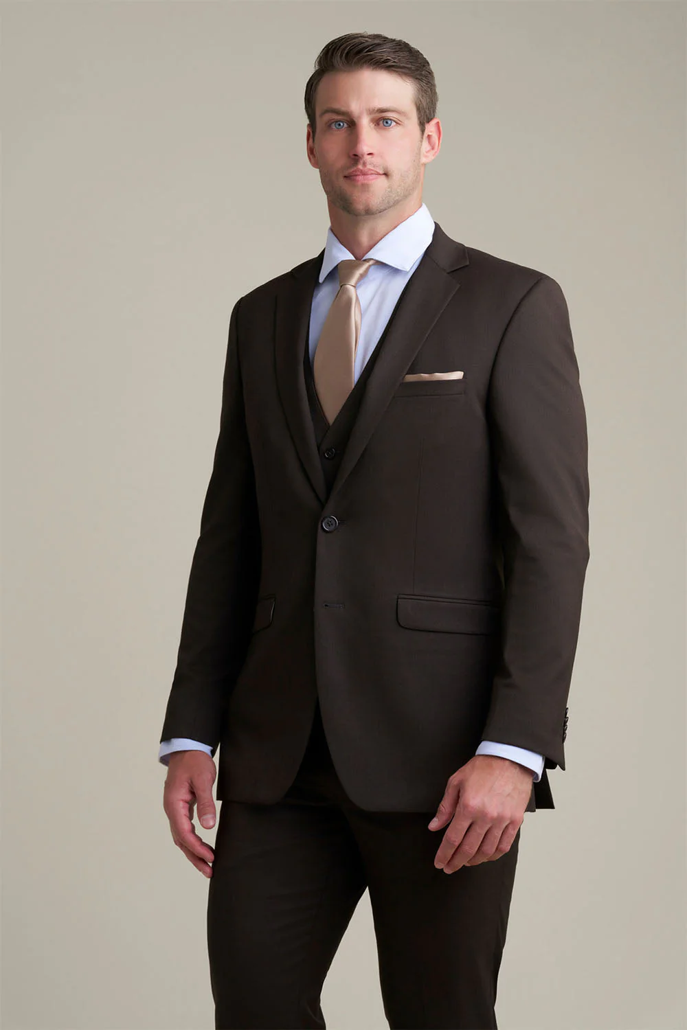 "Savoy" Brown Suit Jacket (Separates) - Image 3