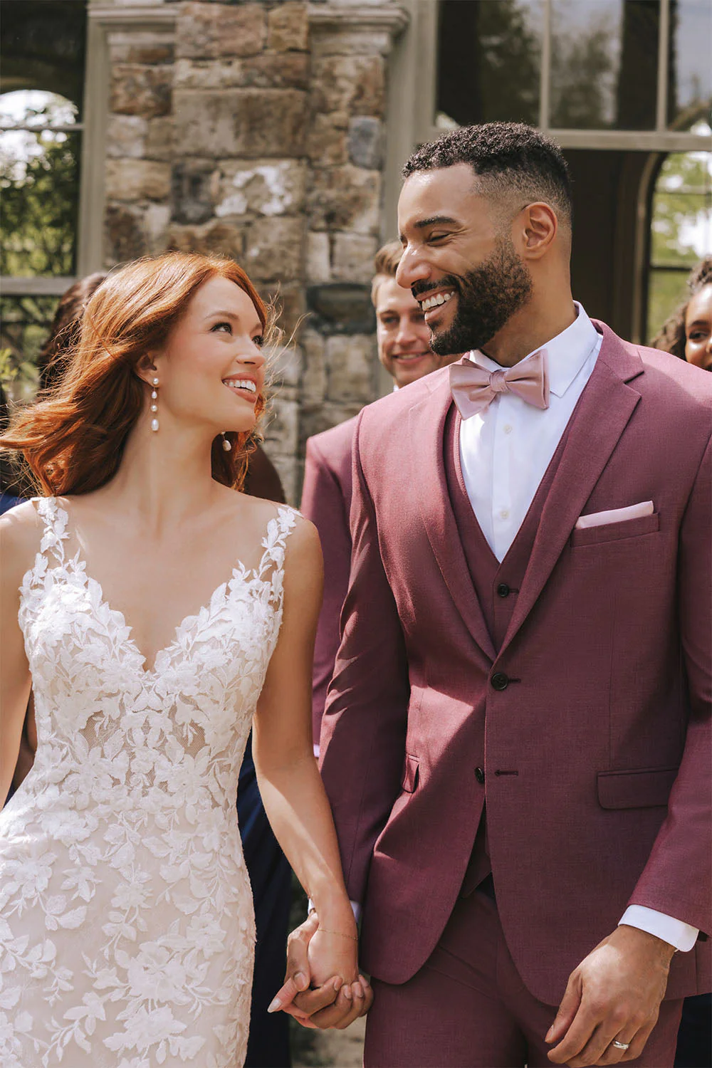 "Savoy" Burgundy Suit Jacket (Separates) - Image 9