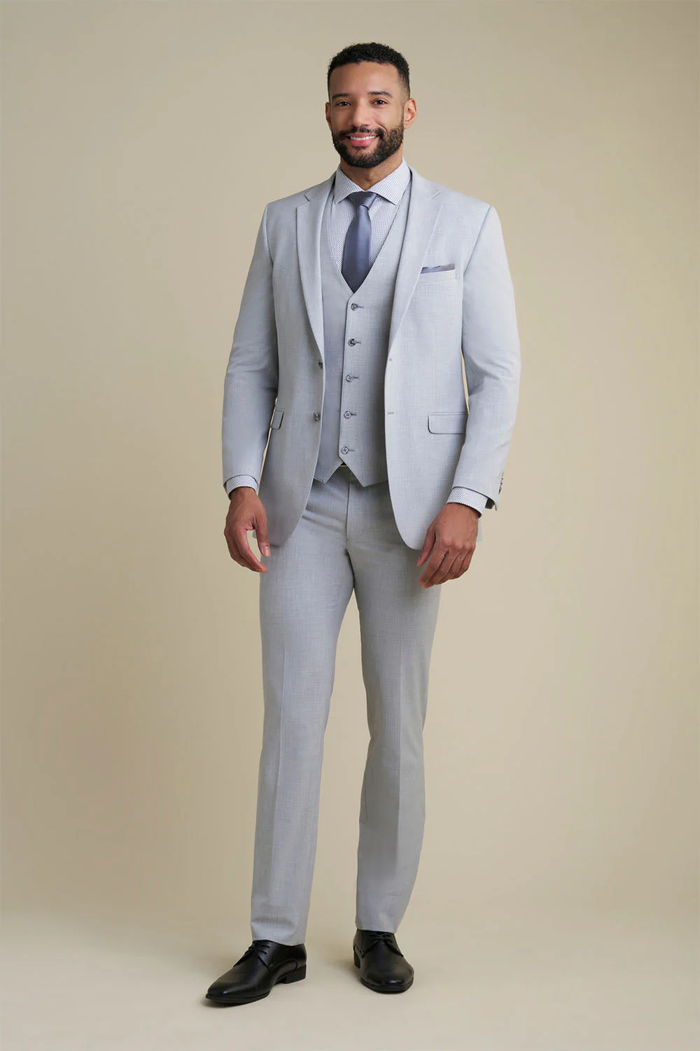 "Savoy" Light Grey Suit Jacket (Separates) - Image 3