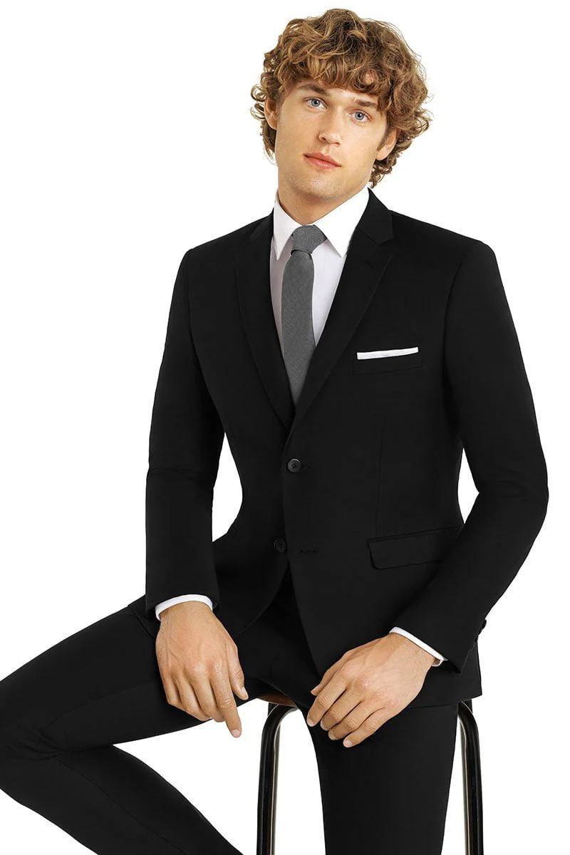 "Athens" Black Suit Jacket (Separates) - Image 3