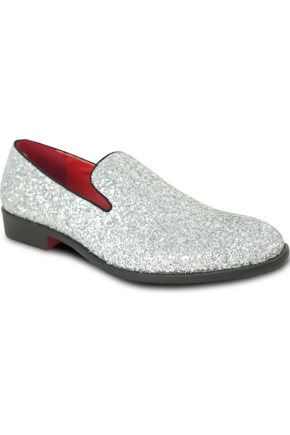 "Tristan" Silver Shoes