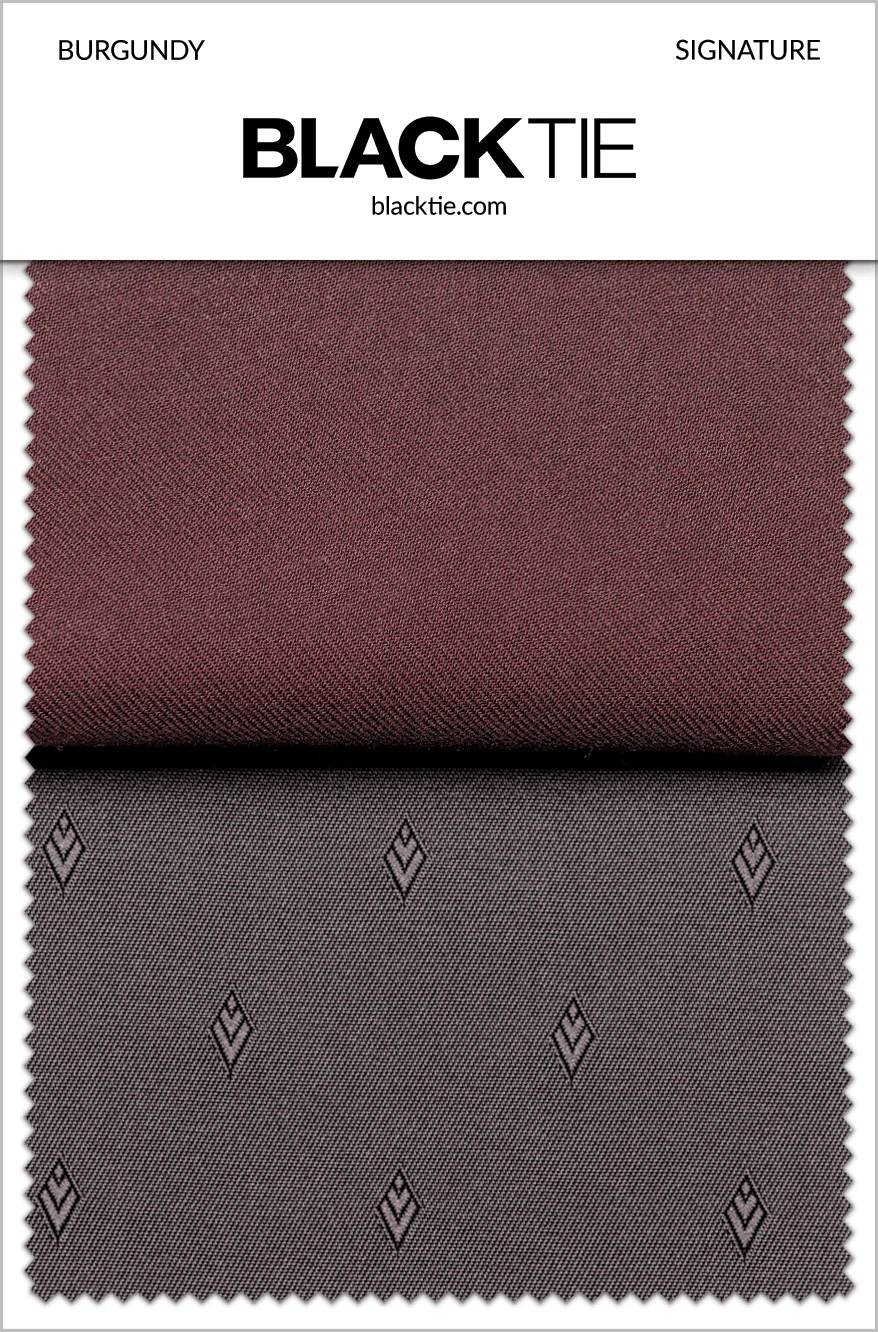 Burgundy Signature Fabric Swatch - Image 2