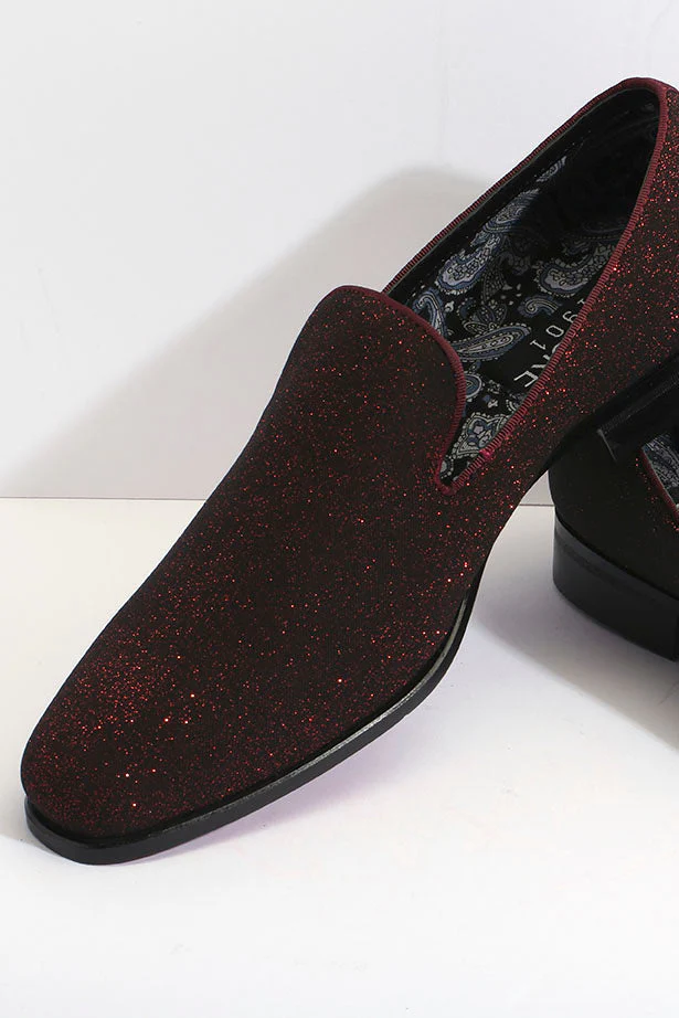 "Cash" Red Tuxedo Shoes