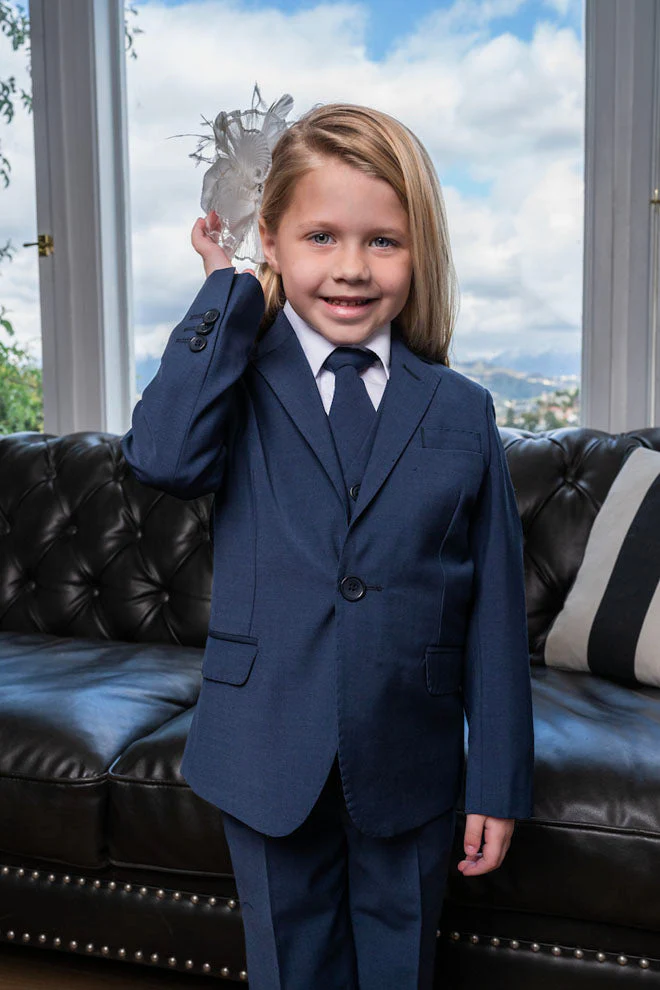 "Luxor" Kids Egyptian Blue Suit 5-Piece Set - Image 2