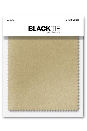 Golden Luxury Satin Fabric Swatch