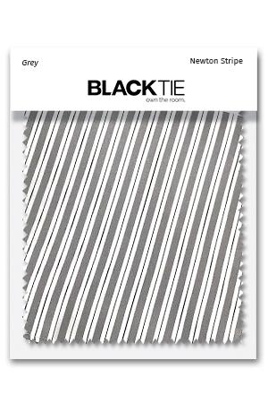 Grey Newton Stripe Fabric Swatch