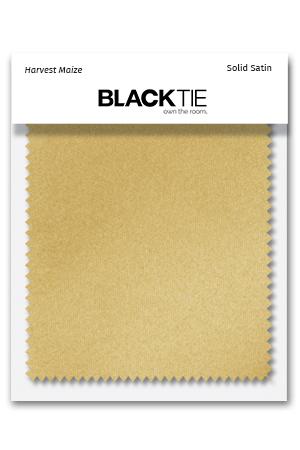 Harvest Maize Luxury Satin Fabric Swatch