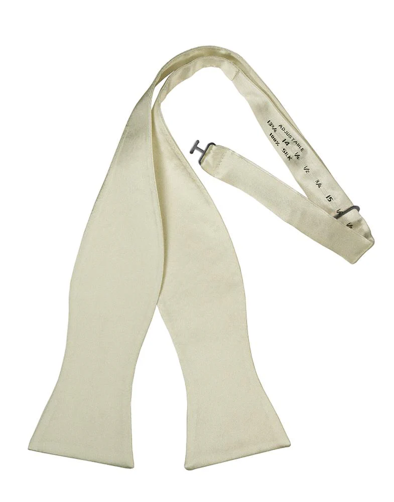 Ivory Noble Silk Bow Tie - Image 2