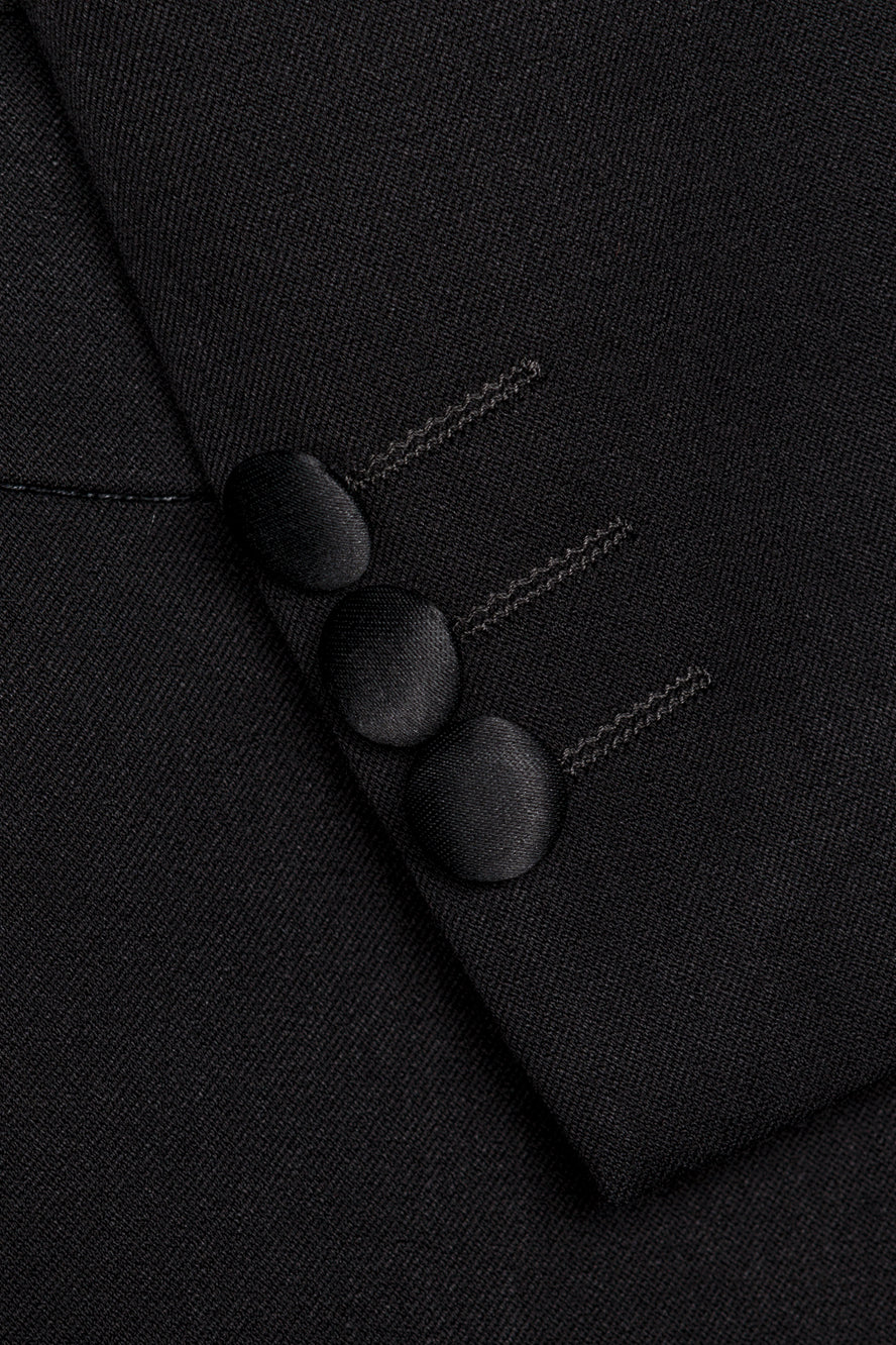 "Kingston" Kids Onyx Black Tuxedo (5-Piece Set) - Image 10