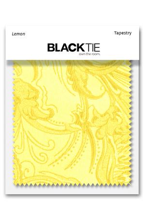 Lemon Tapestry Fabric Swatch