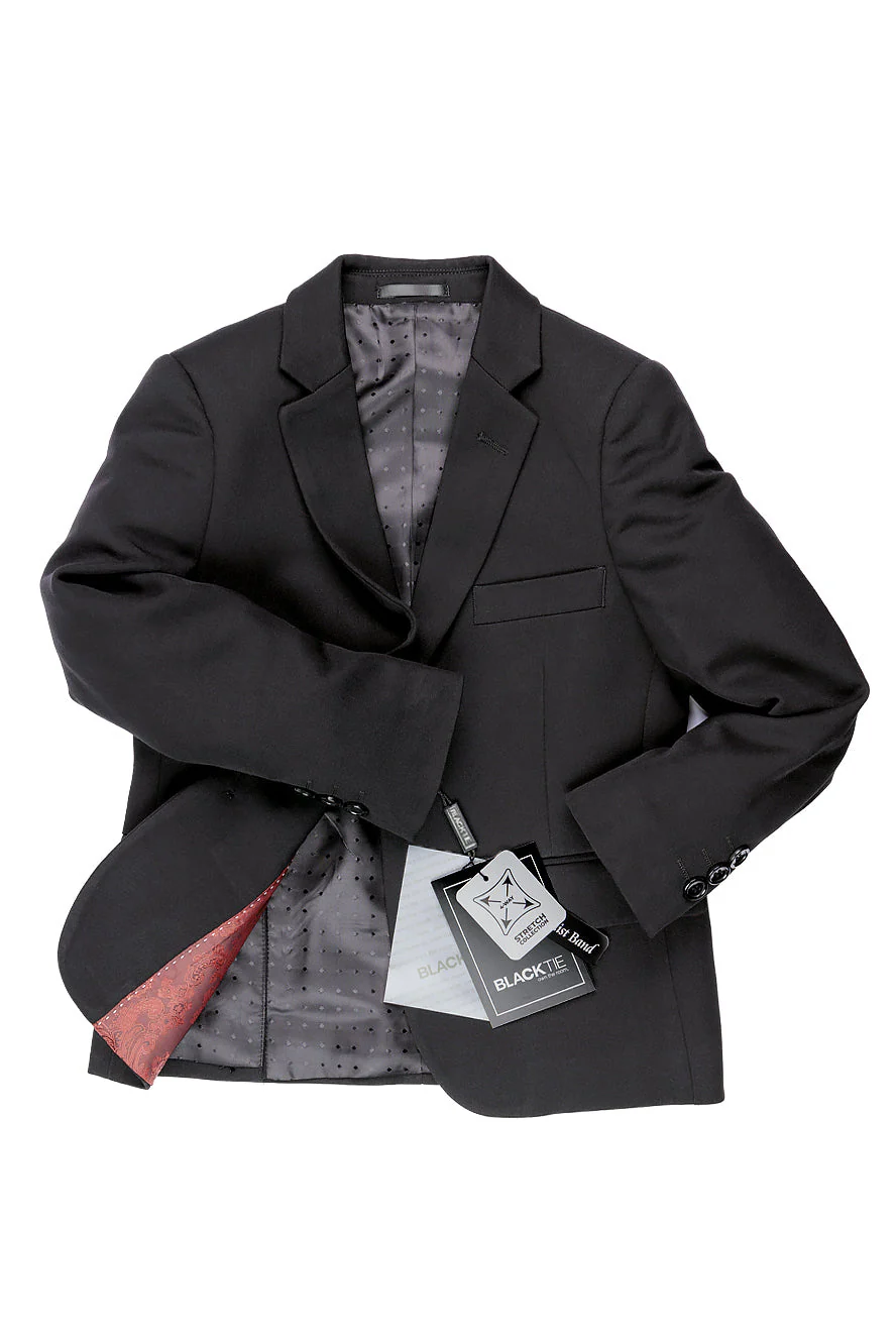 "Liam" Kids Onyx Black Suit (5-Piece Set) - Image 7