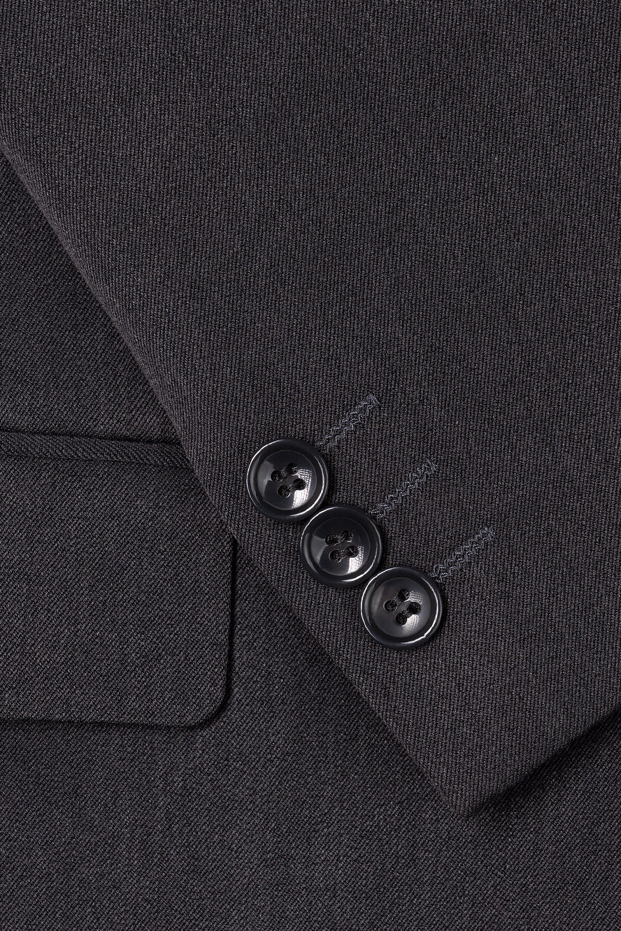 "Liam" Kids Charcoal Suit (5-Piece Set) - Image 6
