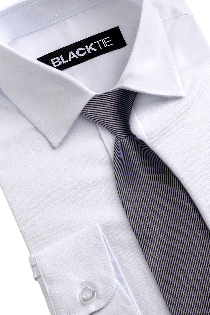 "Liam" Kids Charcoal Suit (5-Piece Set) - Image 7