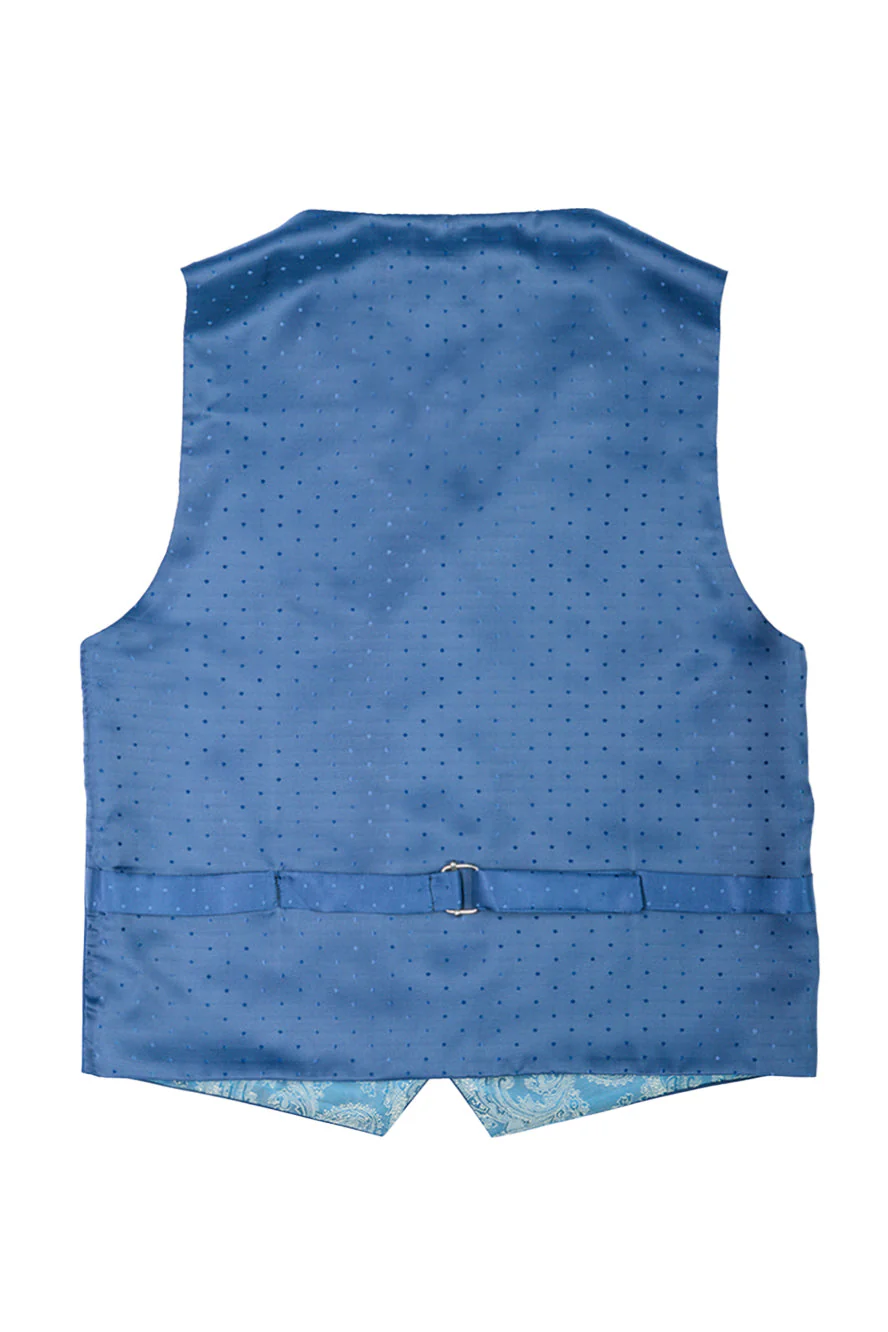 "Liam" Kids Indigo Suit (5-Piece Set) - Image 10