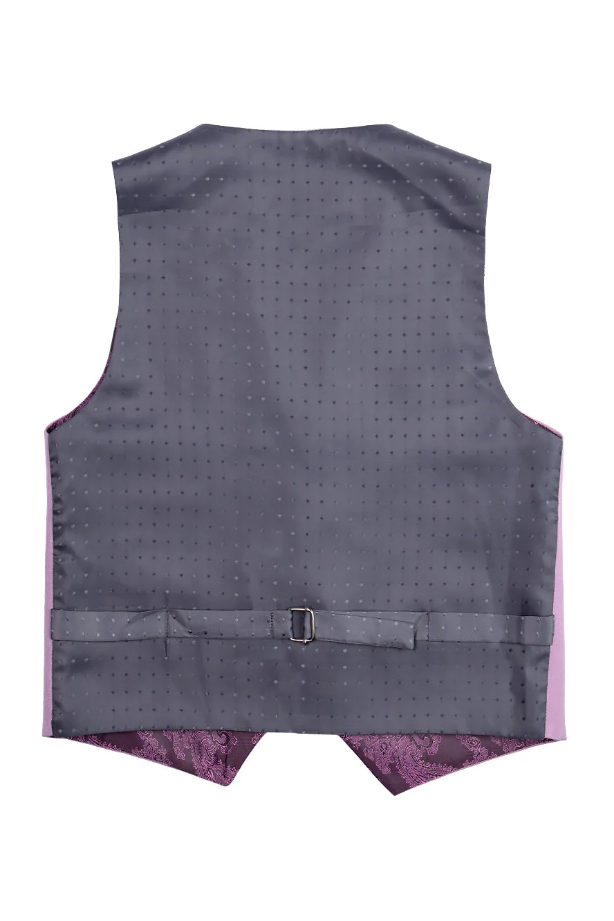 "Liam" Kids Lavender Suit (5-Piece Set) - Image 10