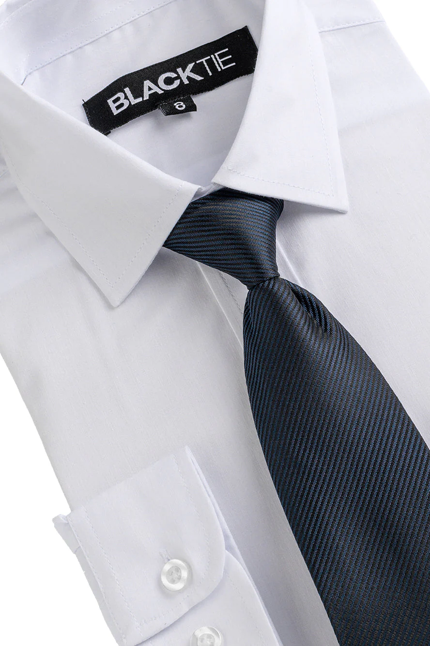 "Liam" Kids Midnight Blue Suit (5-Piece Set) - Image 13