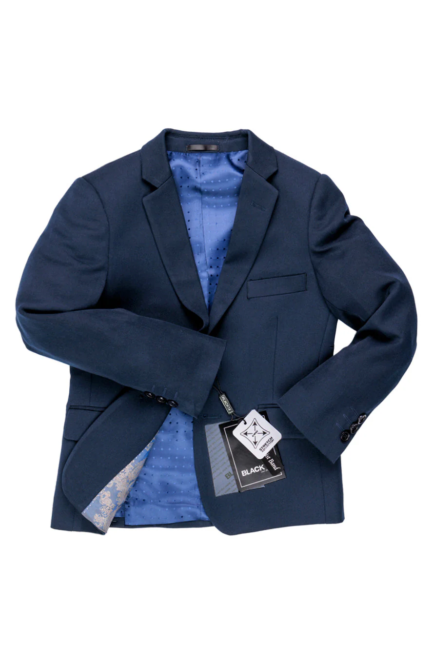 "Liam" Kids Midnight Blue Suit (5-Piece Set) - Image 8