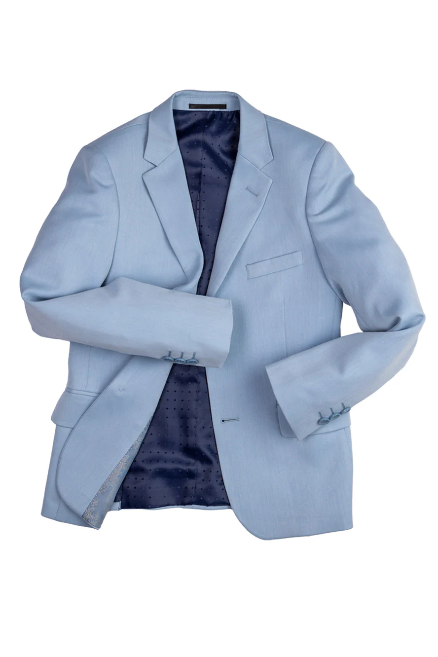 "Liam" Kids Powder Blue Suit (5-Piece Set) - Image 3
