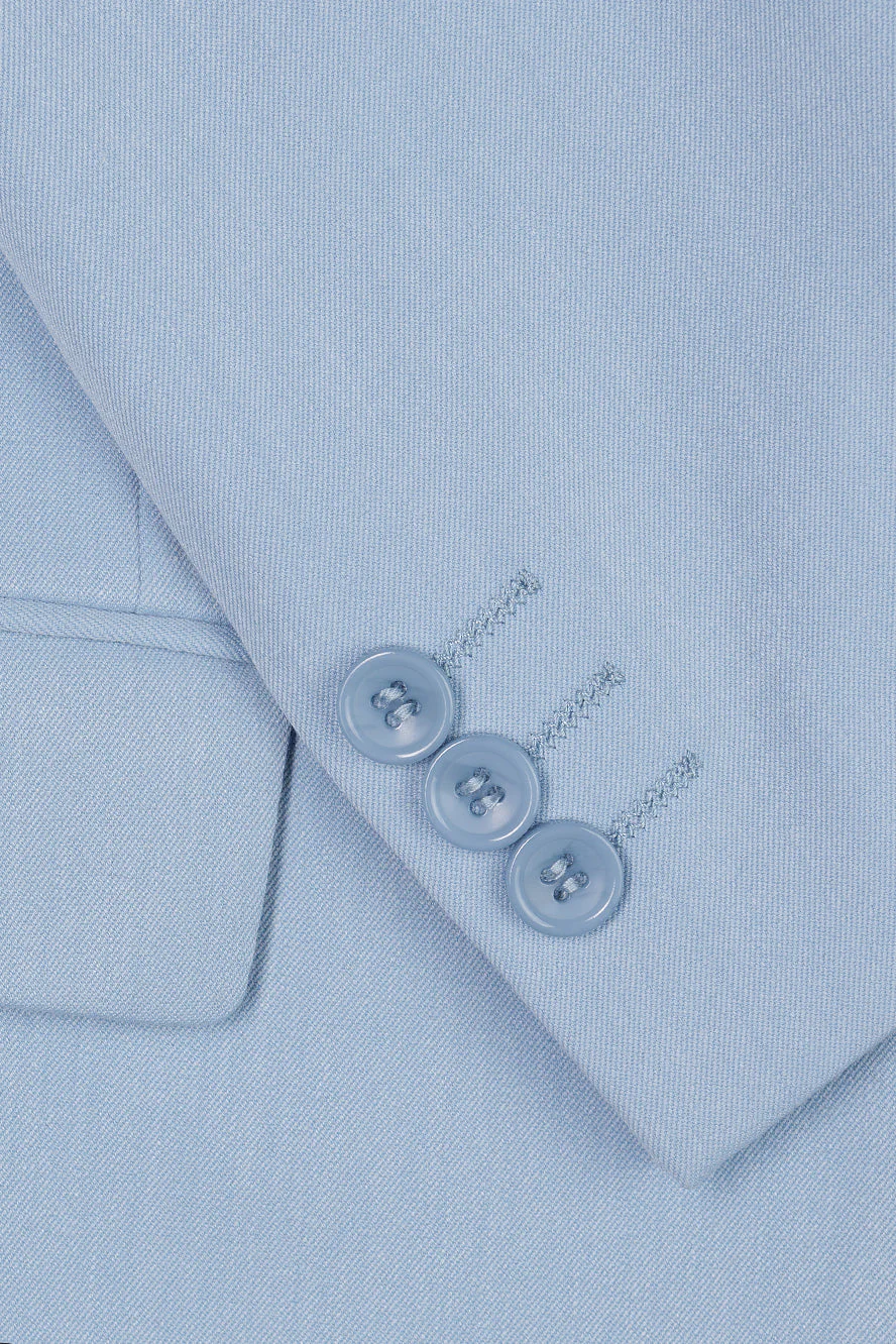 "Liam" Kids Powder Blue Suit (5-Piece Set) - Image 6