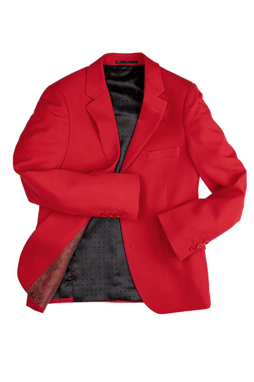 "Liam" Kids Red Suit (5-Piece Set) - Image 3