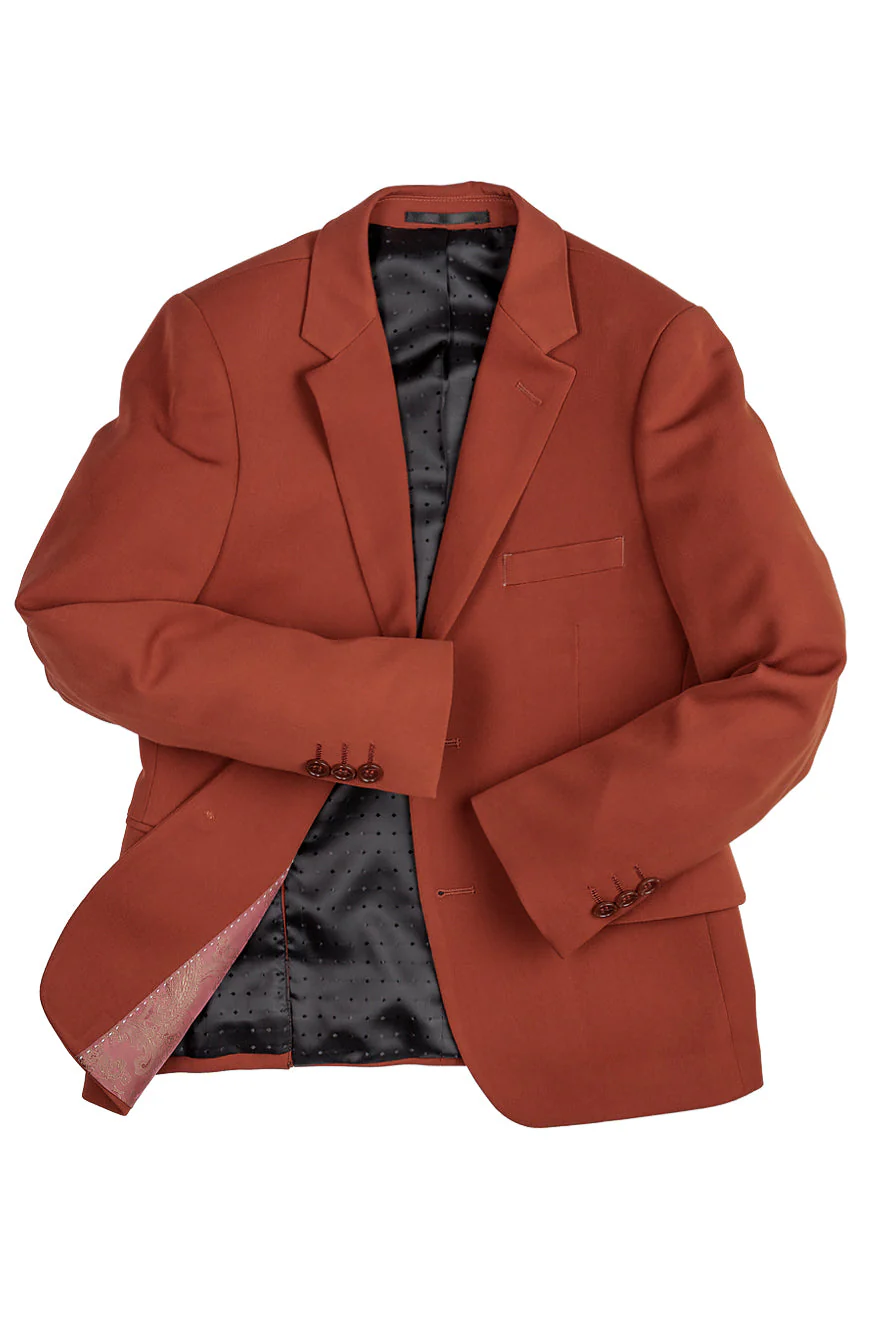 "Liam" Kids Rust Suit (5-Piece Set) - Image 3