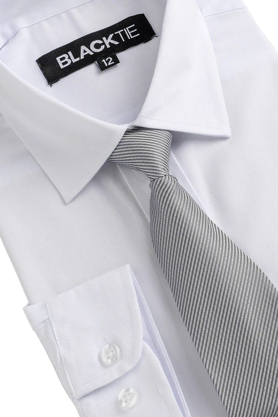 "Liam" Kids Vintage Grey Suit (5-Piece Set) - Image 14