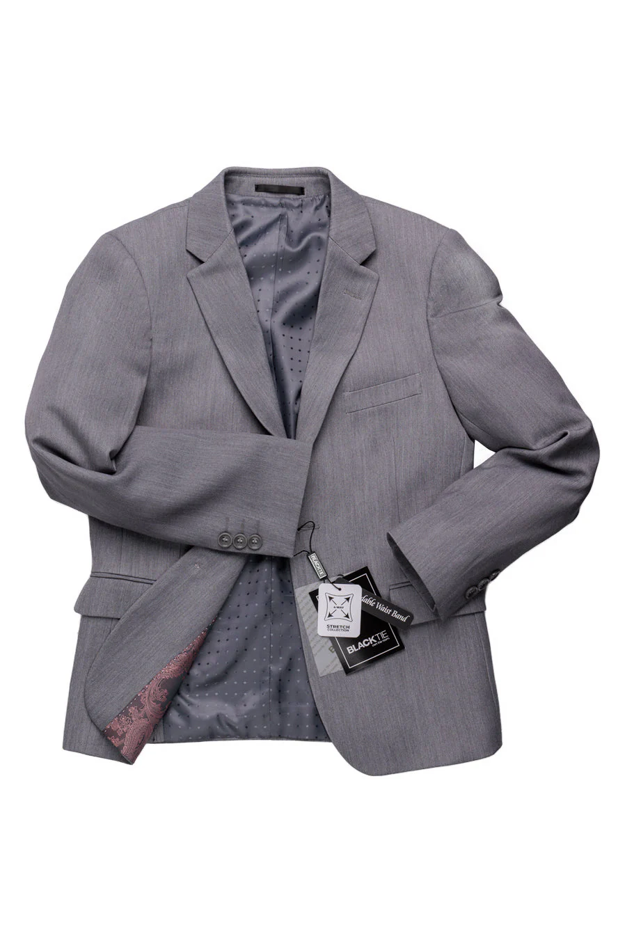 "Liam" Kids Vintage Grey Suit (5-Piece Set) - Image 9