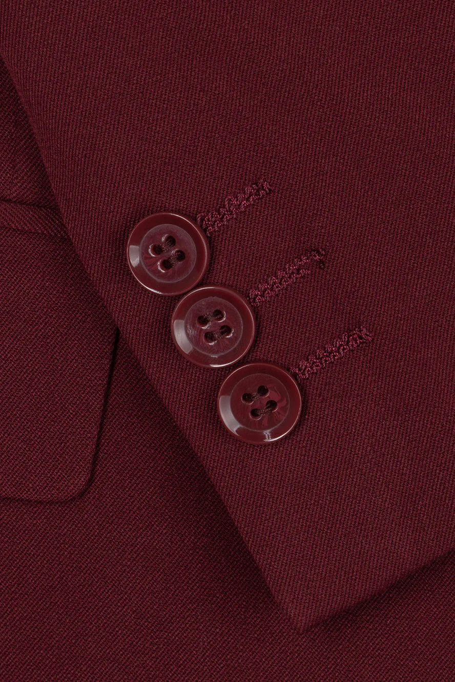 "Liam" Kids Wine Suit (5-Piece Set) - Image 6