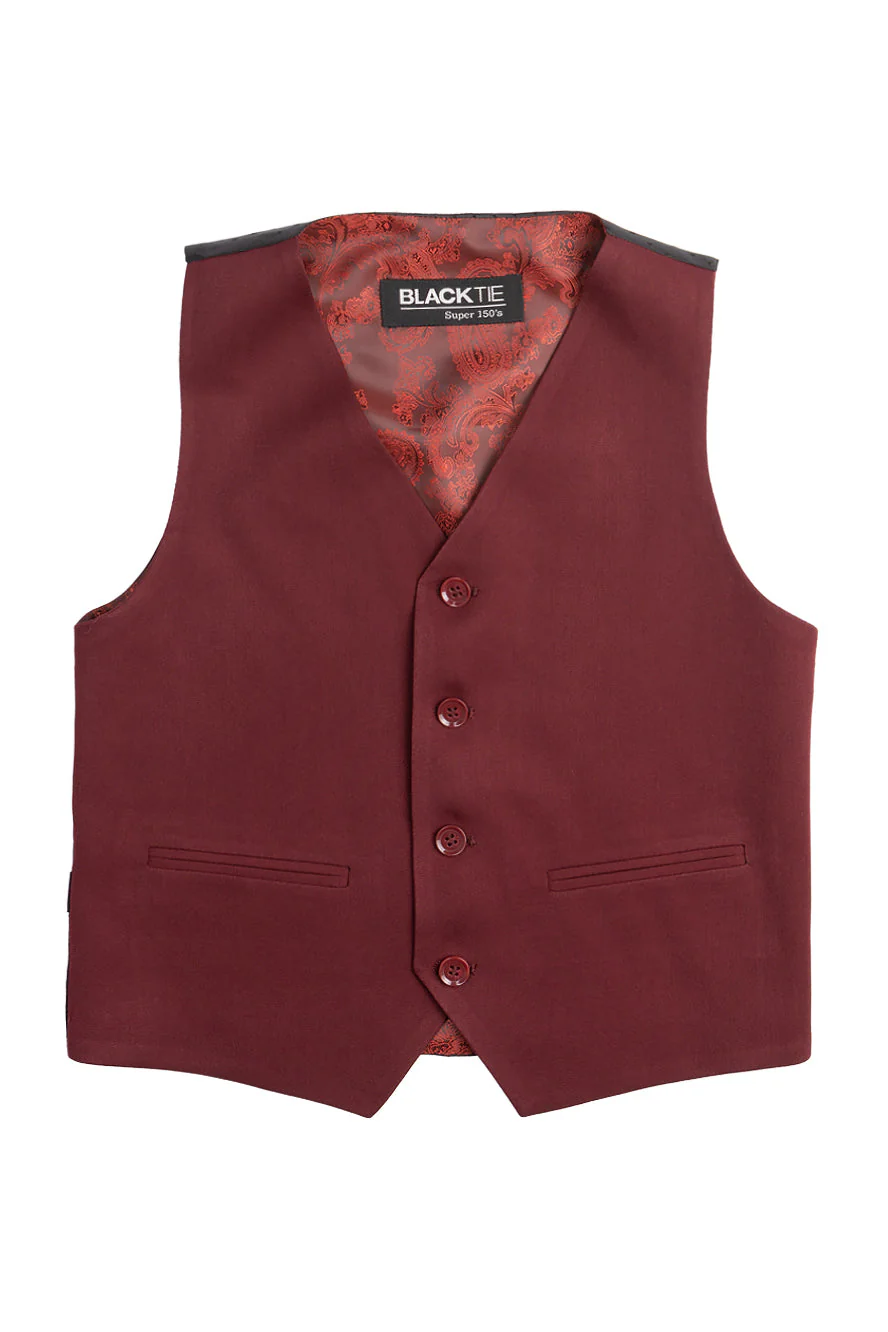"Liam" Kids Wine Suit (5-Piece Set) - Image 9