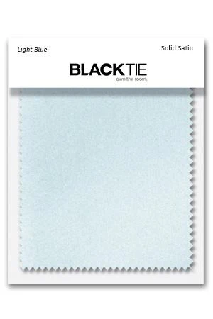 Light Blue Luxury Satin Fabric Swatch