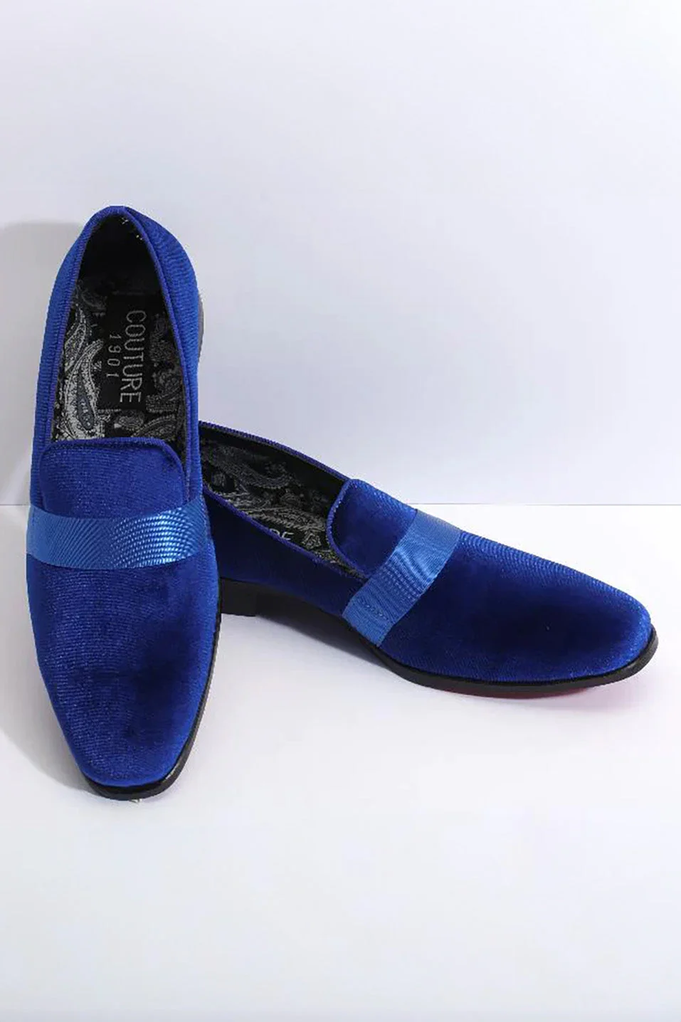 "Lincoln" Royal Blue Tuxedo Shoes