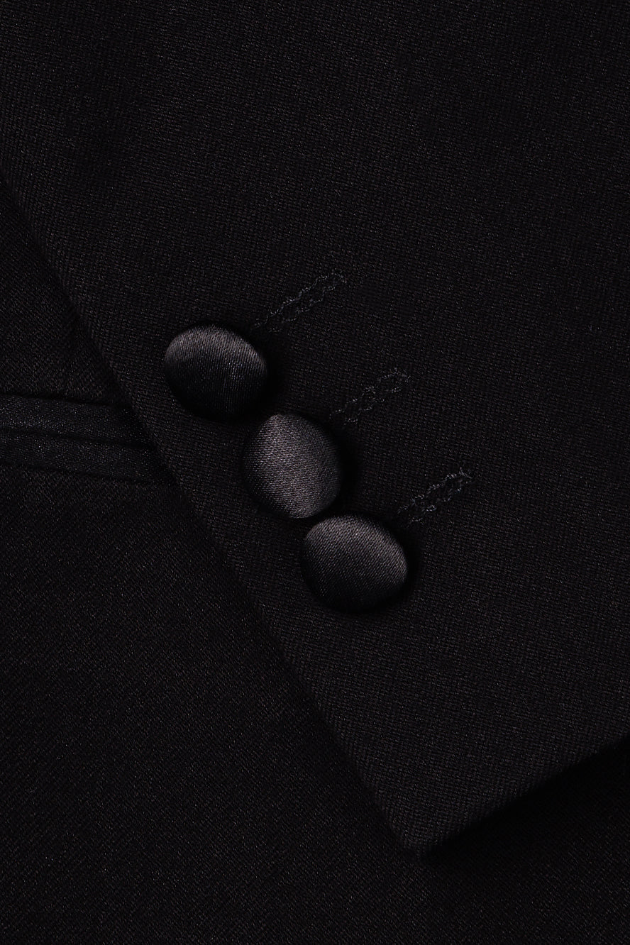 "London" Kids Onyx Black Tuxedo (5-Piece Set) - Image 5