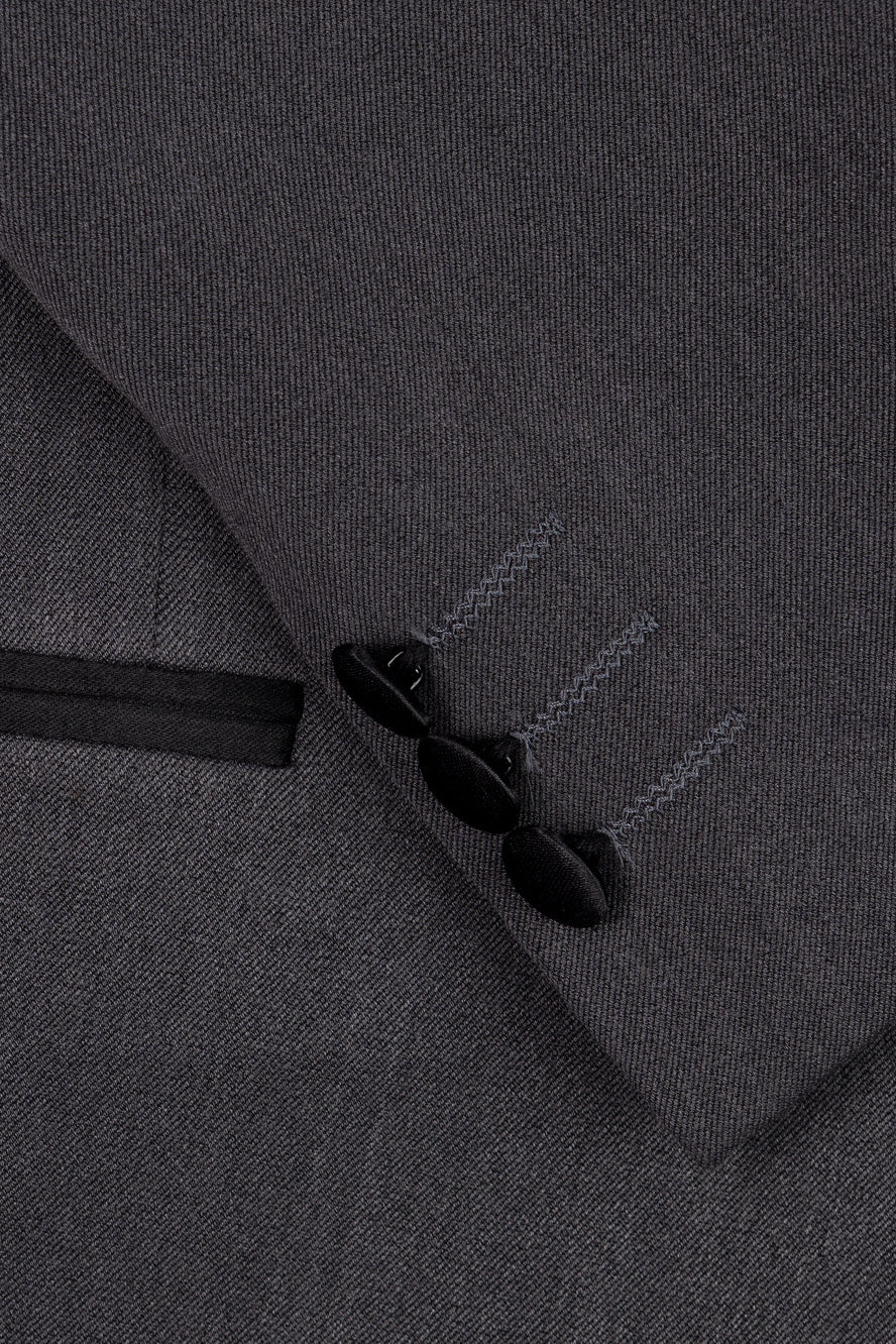 "London" Kids Charcoal Tuxedo (5-Piece Set) - Image 6