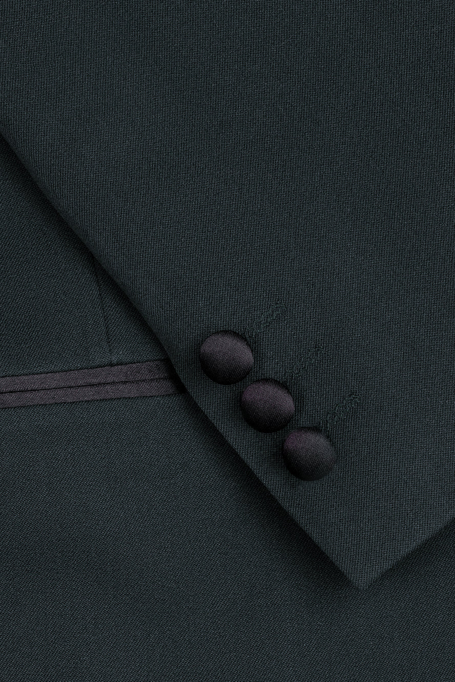 "London" Kids Hunter Green Tuxedo (5-Piece Set) - Image 6