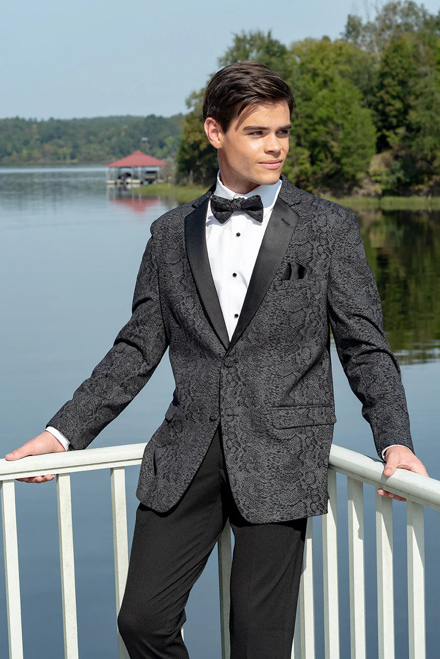 "Anaconda" Notch Tuxedo Jacket (Separates) - Image 2