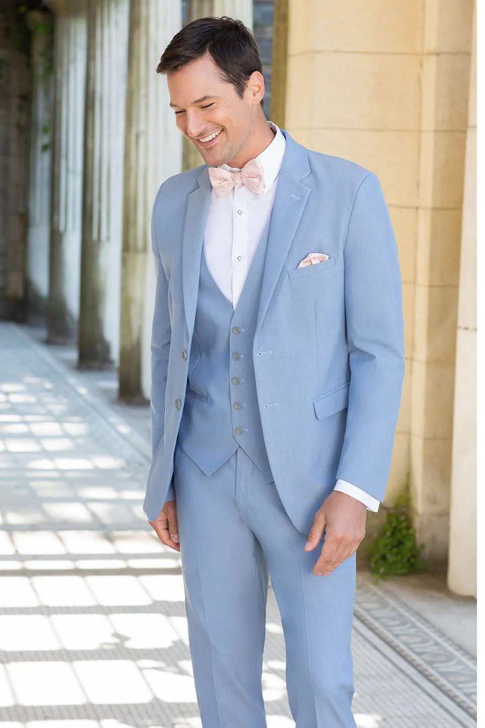 "Metro" Cornflower Suit Jacket (Separates) - Image 3