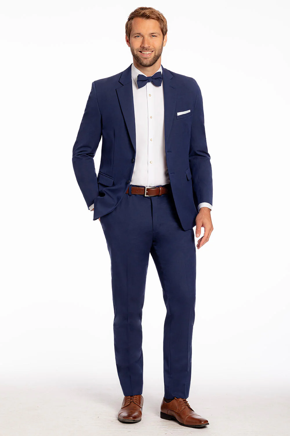 "Metro" Indigo Suit Jacket (Separates) - Image 2
