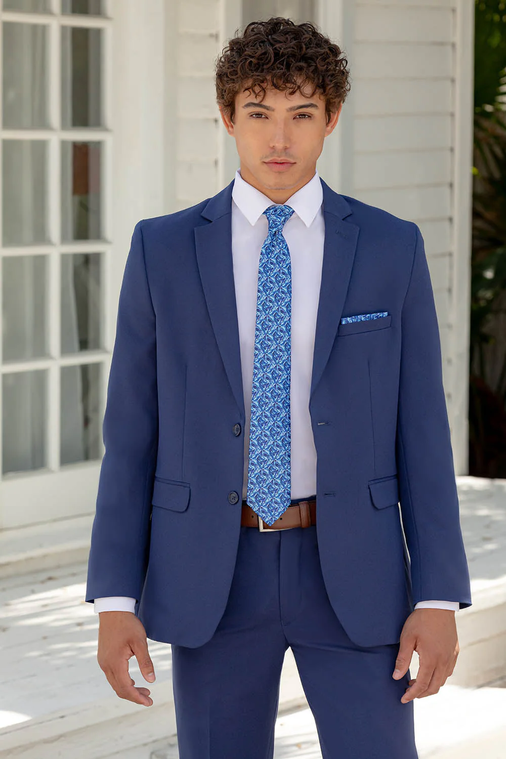 "Metro" Navy Suit Jacket (Separates) - Image 3
