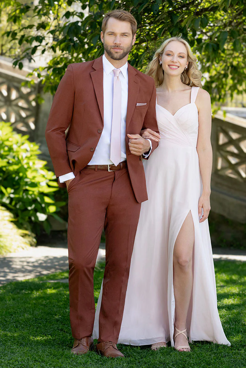 "Metro" Rust Suit Jacket (Separates) - Image 3
