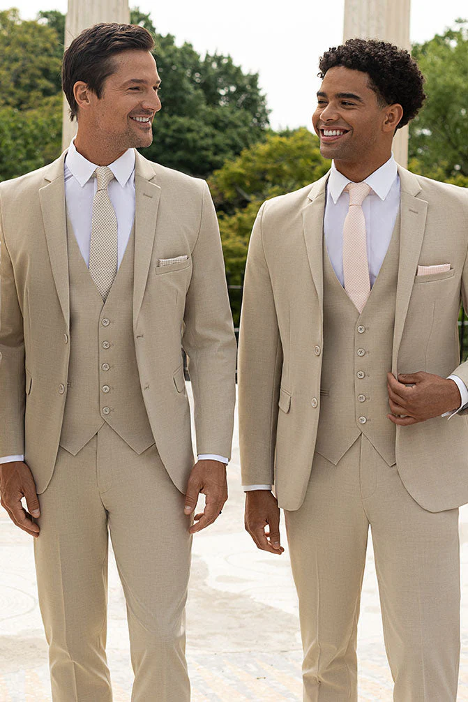 "Metro" Tan Suit Jacket (Separates) - Image 6