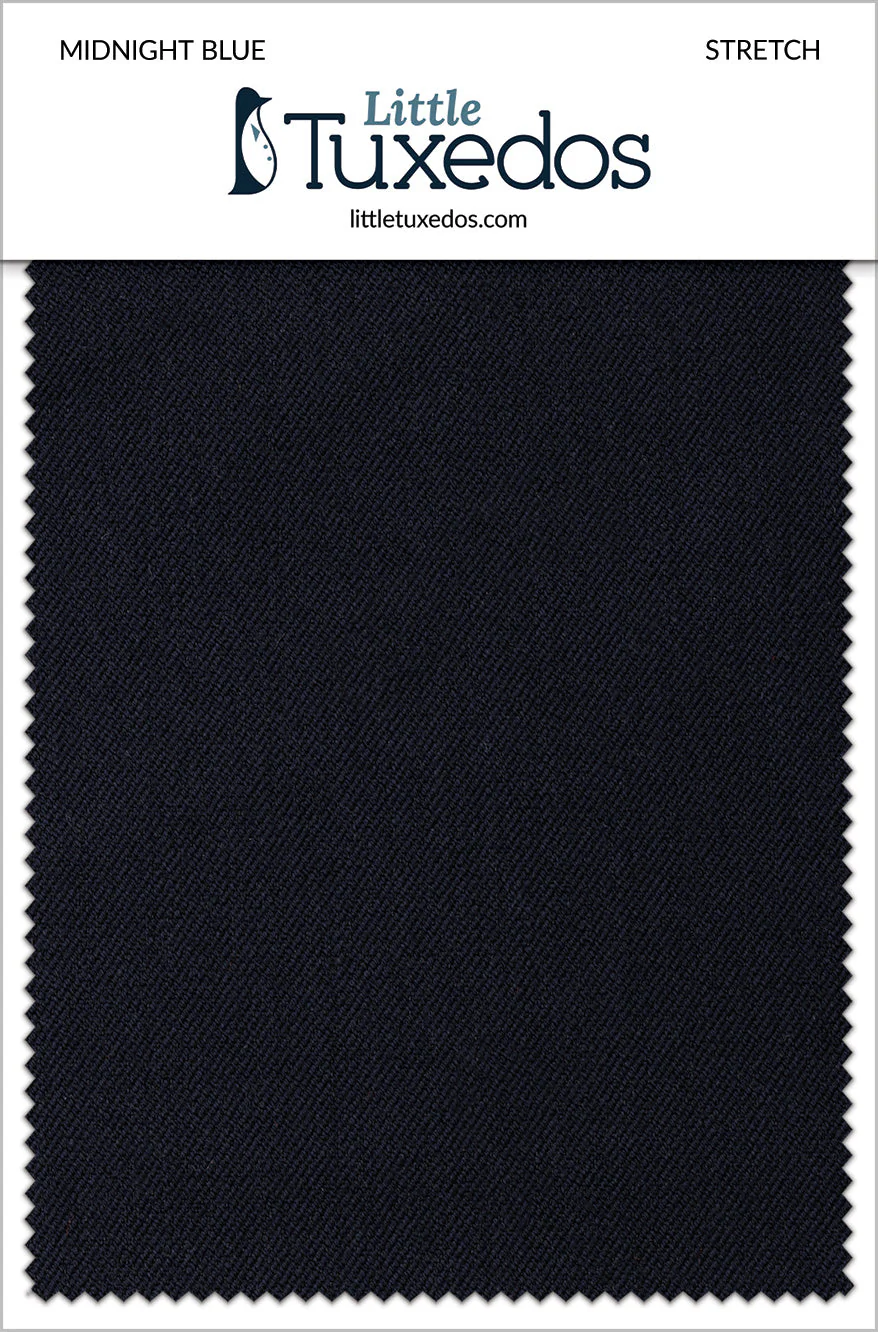 Midnight Blue Stretch Fabric Swatch