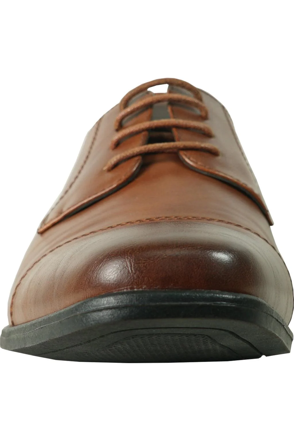 "Monarch" Cognac Dress Shoes - Image 5