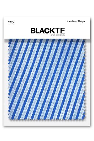 Navy Newton Stripe Fabric Swatch