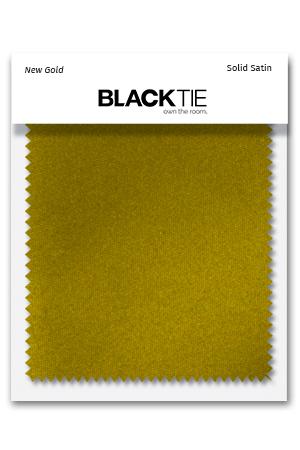 New Gold Luxury Satin Fabric Swatch