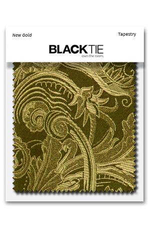 New Gold Tapestry Fabric Swatch